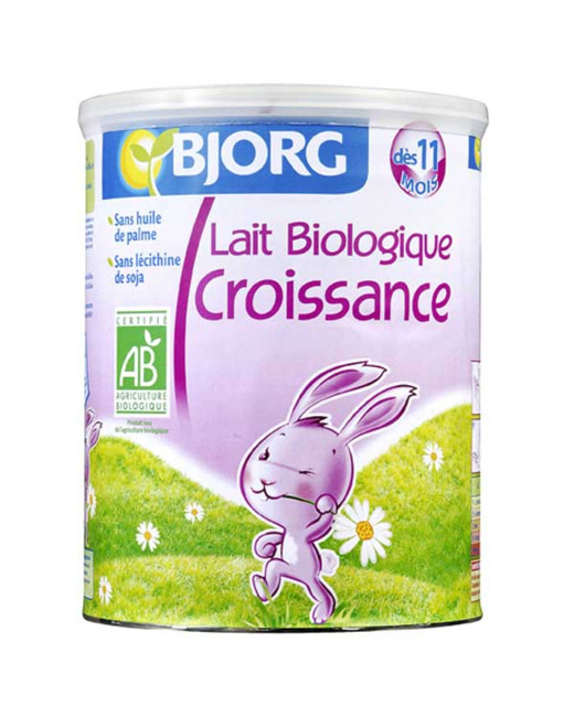 Lait biologique de croissance