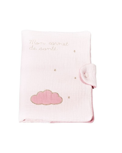 Protege carnet de santé Lily Poudrée