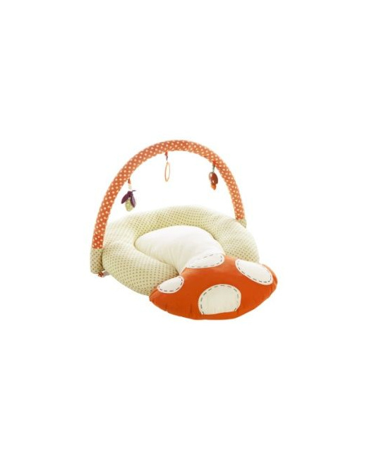 Coussin 2 en 1 bebe : allaitement et tapis D'EVEIL 