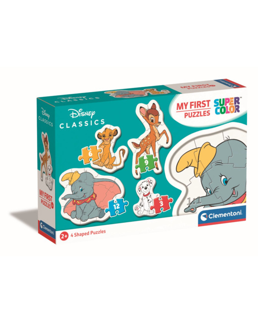 Puzzle Disney Classic Characters - 1x3 + 1x6 + 1x9 + 1x12 pièces