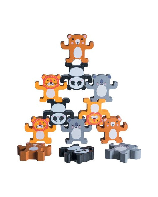 Jeu en bois Les animaux acrobates  
