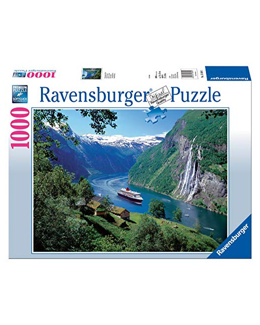 Puzzle - Fjord norvégien - 1000 pièces