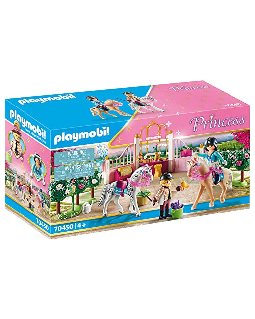 Playmobil Princess - Princesse avec chevaux et instructeur