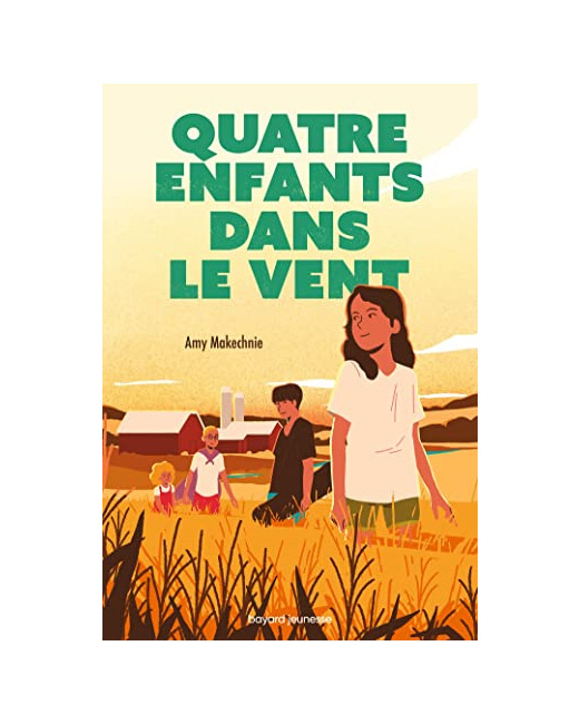 Quatre enfants dans le vent