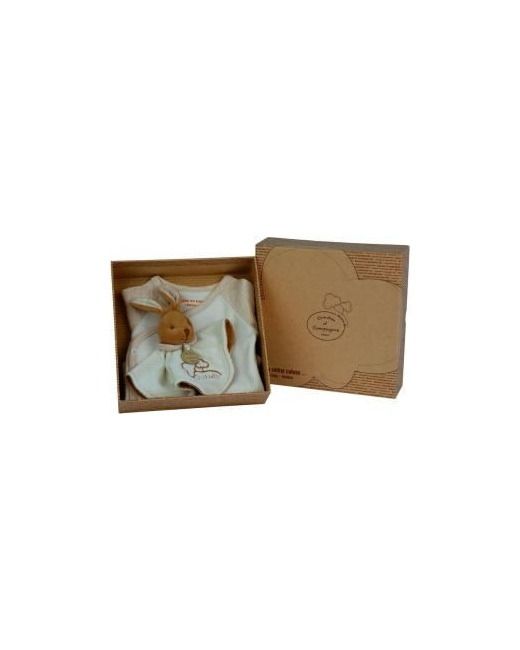 Coffret Cadeau Bio Body et Doudou Lapin