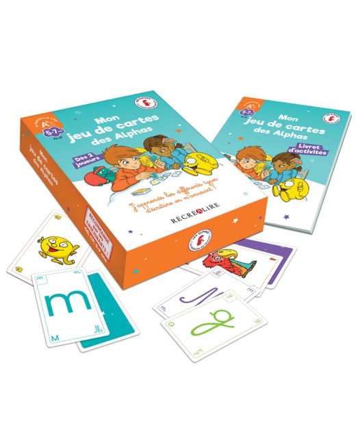 Jeu éducatif Mon jeu de cartes des Alphas