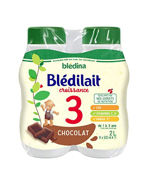 Croissance Chocolat de 1 à 3 Ans