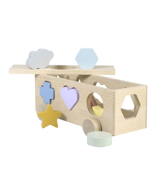 Boîte à formes voiture bois