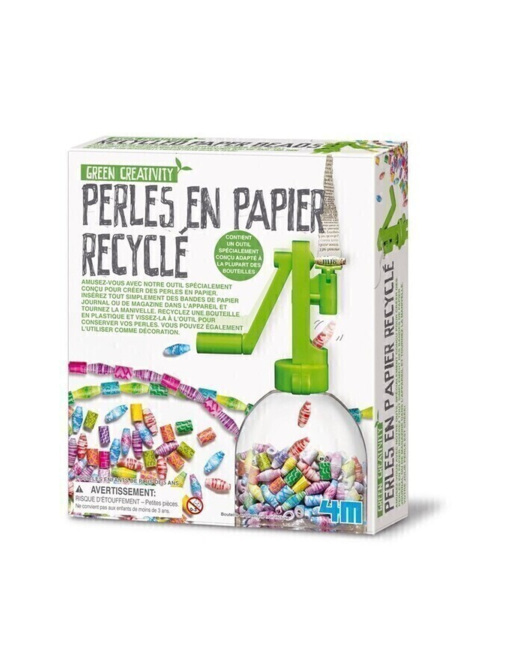 Kit créatif perles en papier recyclé