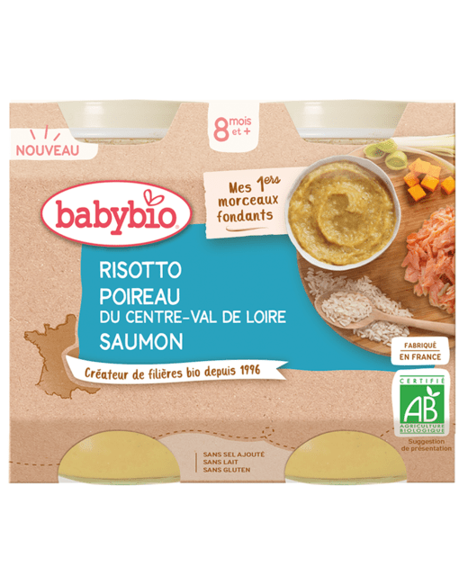 Risotto Poireau du Centre-Val de Loire Saumon