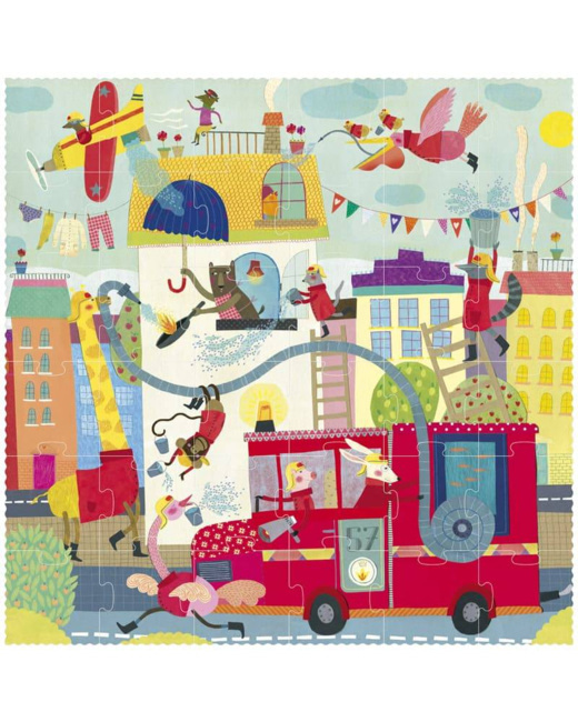 Puzzle Je veux être un pompier