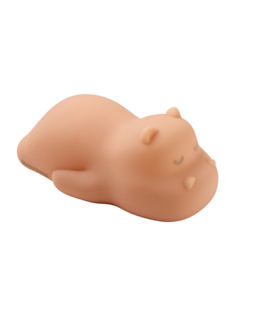 Veilleuse silicone hippopotame