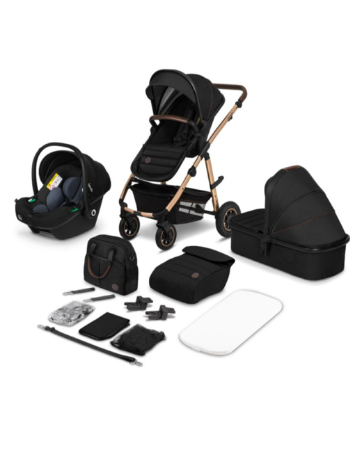 Poussette trio amber + nacelle + coque