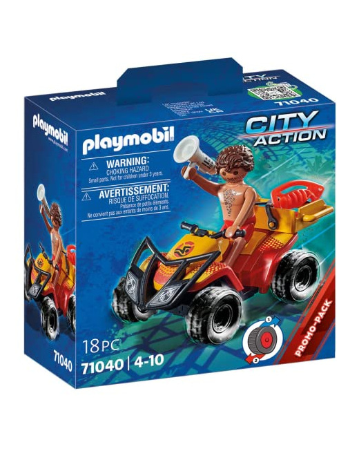 Playmobil City Action - Sauveteur en mer et quad