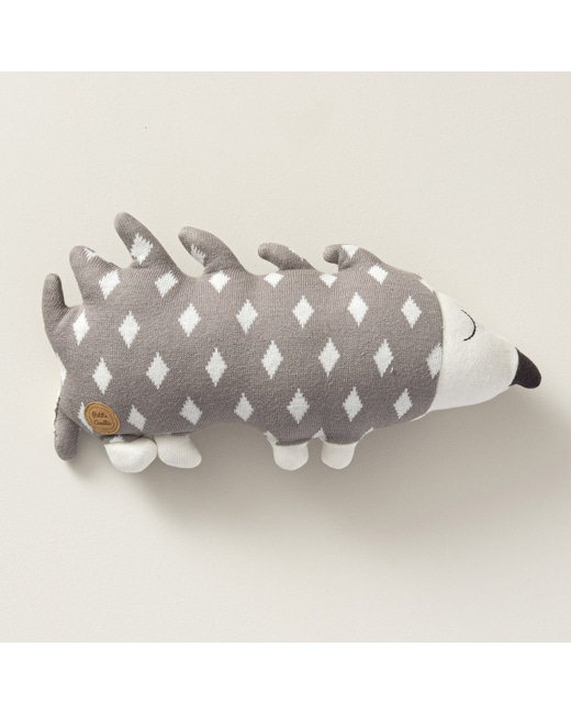 Hérisson coussin et peluche