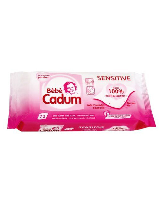 Lingettes Sensitives x 72)