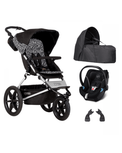 Poussette Terrain + Cocoon V2 + coque Cybex Aton 5