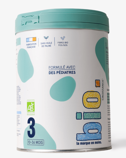 Lait de croissance bio 3ème âge de 10 à 36 mois