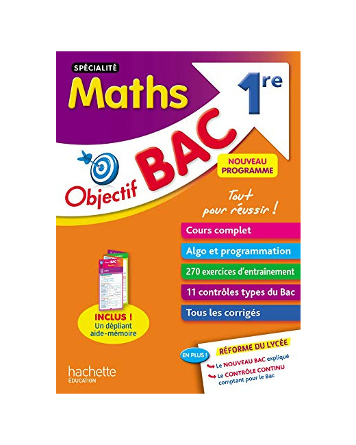 Objectif Bac SPECIALITE Maths 1re