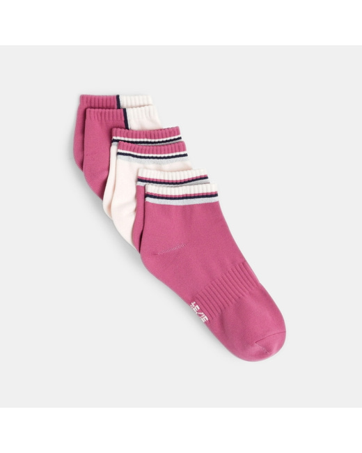 Lot de 3 paires de socquettes rose fille