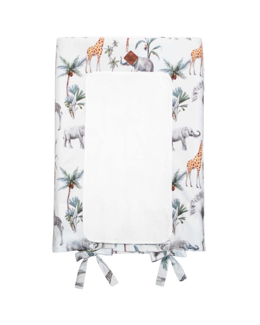 Housse de matelas à langer + tapis de change, Safari