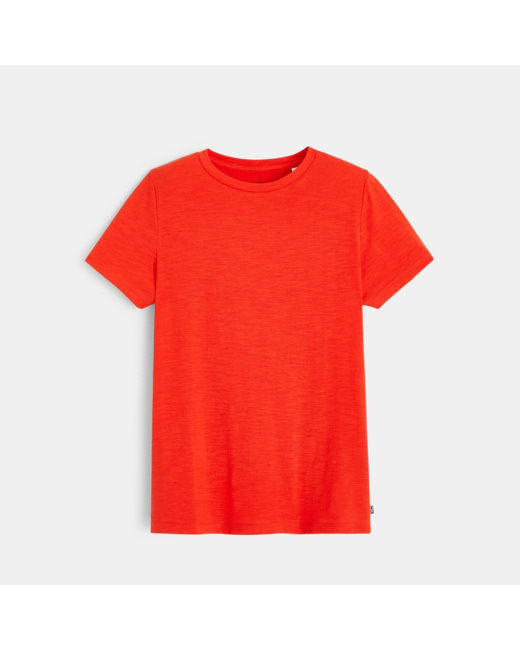 T-shirt basique rouge garçon