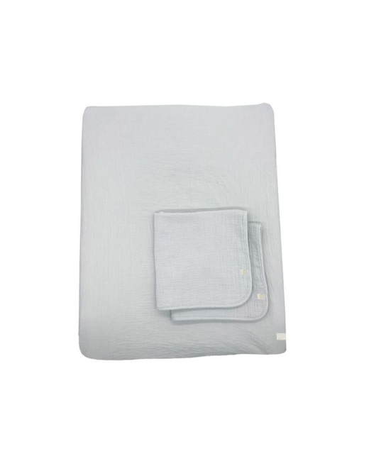 Housse de matelas à langer avec 2 linges