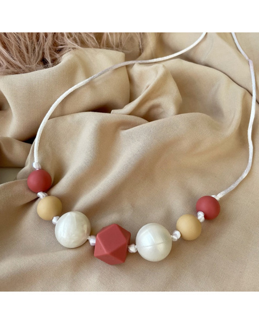 Collier allaitement et portage Pearl