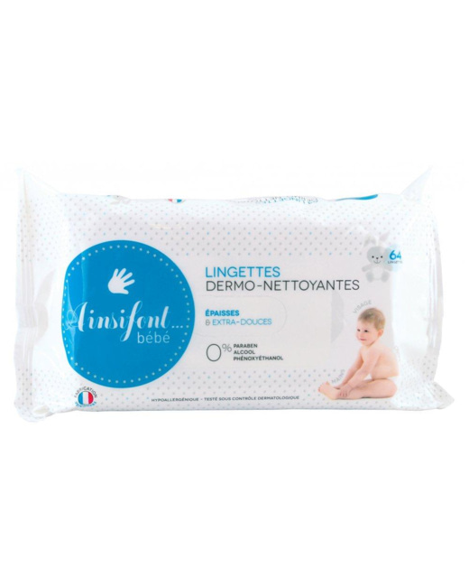 Lingettes à l'eau