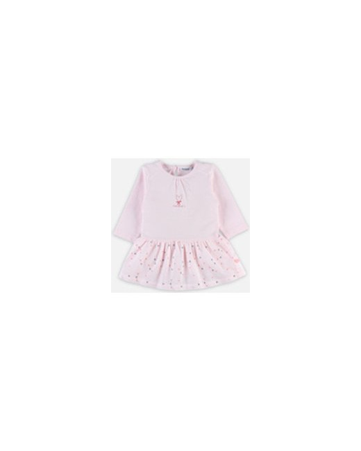 Robe en jersey et popeline