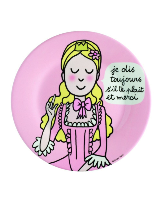 Assiette Princesse : S'il te plait