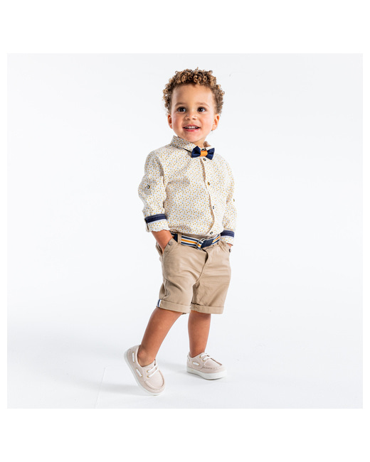 Bermuda chino maille fantaisie