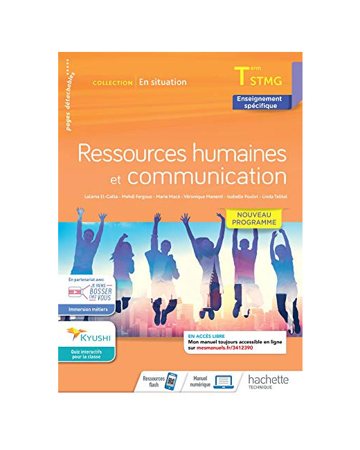 Ressources Humaines et communication - Terminale STMG - En Situation - Cahier de l'élève Éd. 2021