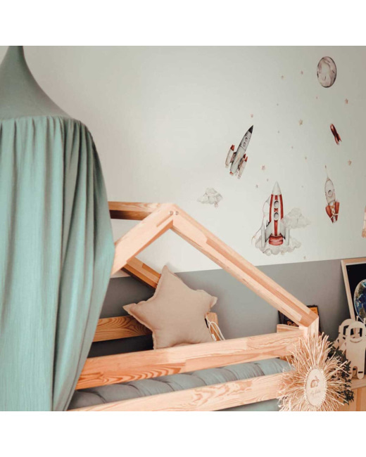 Planche de stickers enfants - Fusées