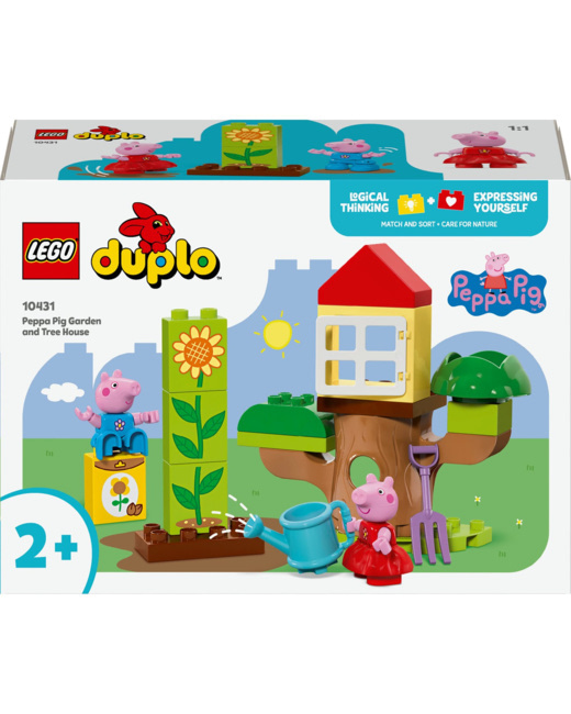 Le jardin et la cabane dans l’arbre de Peppa Pig Duplo