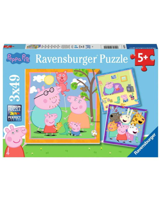 Puzzle La famille et les amis de Peppa Pig - de 5 ans