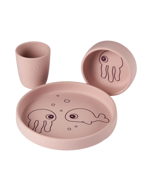 Coffret repas silicone Sea friends
