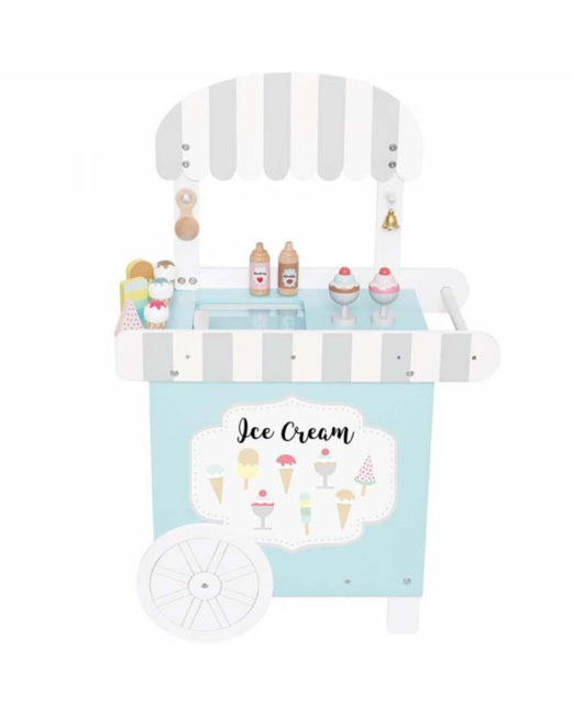 Boutique de crèmes glacées en bois