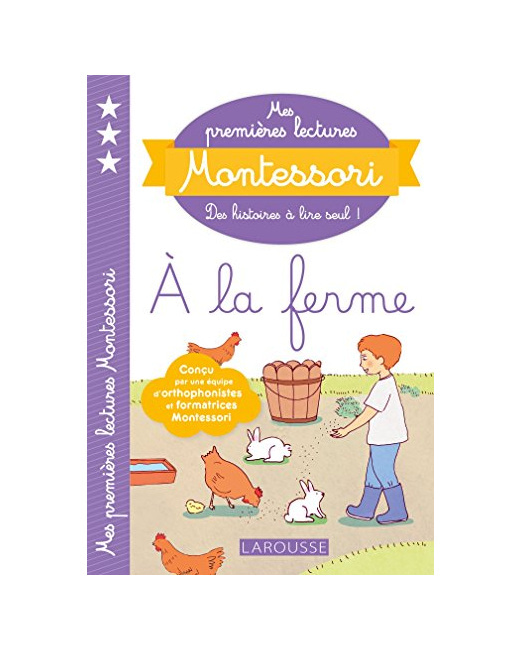 Mes premières lectures Montessori, à la ferme