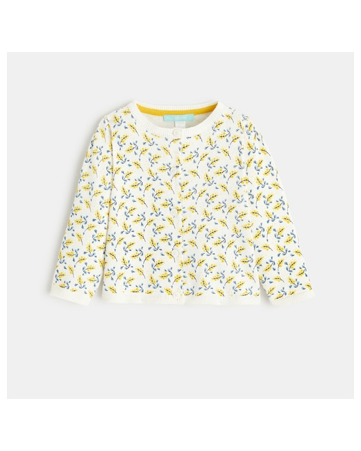 Gilet maille mimosa