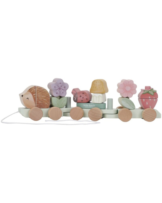 Train à blocs hérisson FSC - Fairy Garden