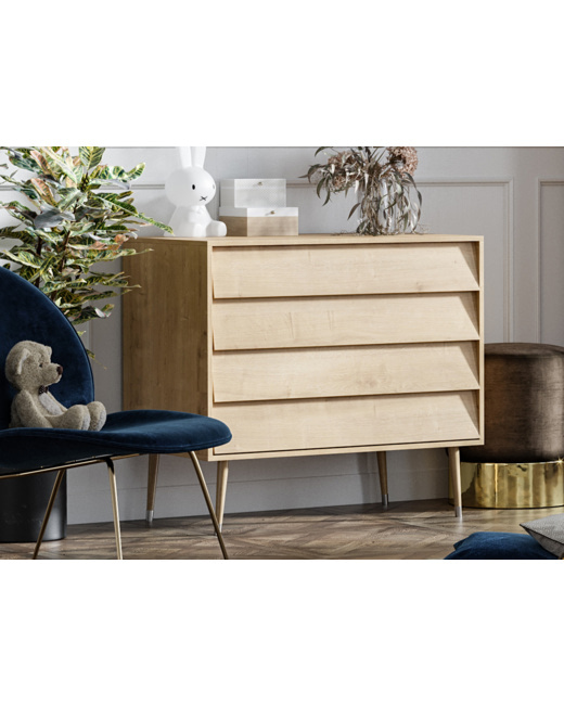 Commode 4 tiroirs BOSQUE