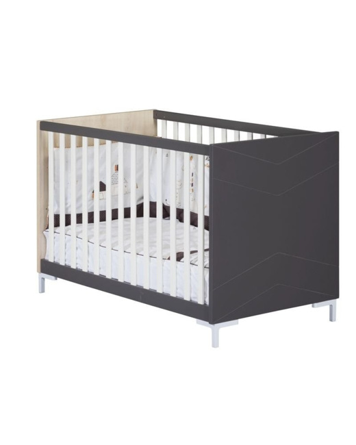 Lit bébé Dark Grey