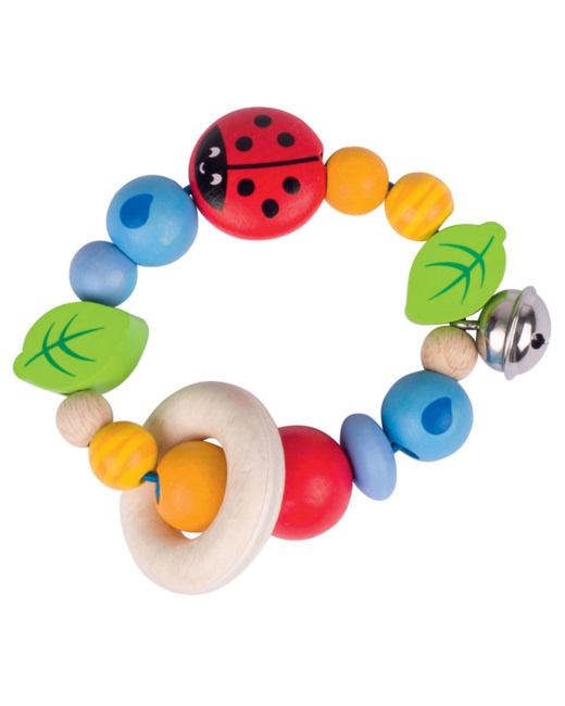 Hochet bois flexible Coccinelle