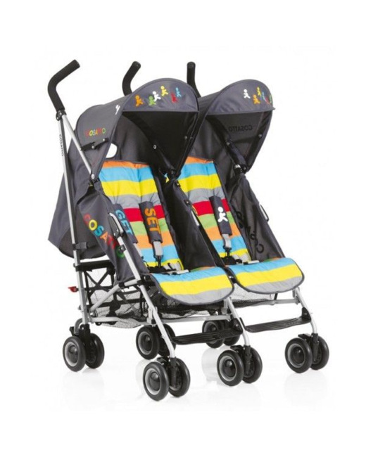 Poussette double cosatto pas cher top