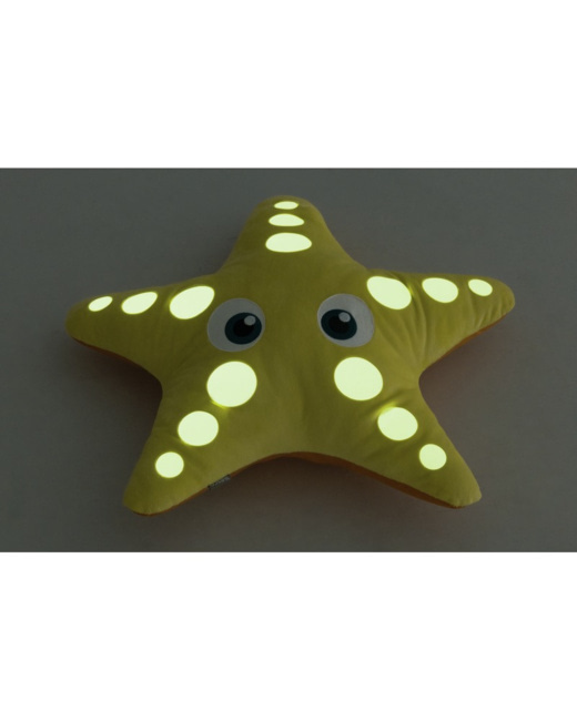Peluche étoile de mer luminescente