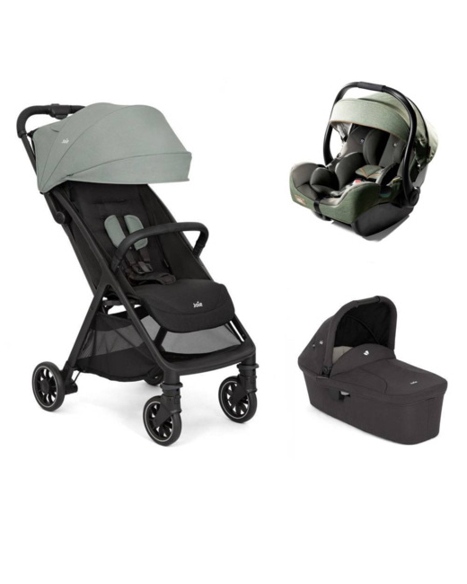 Poussette trio pact pro + siège auto i-jemini + nacelle ramble 