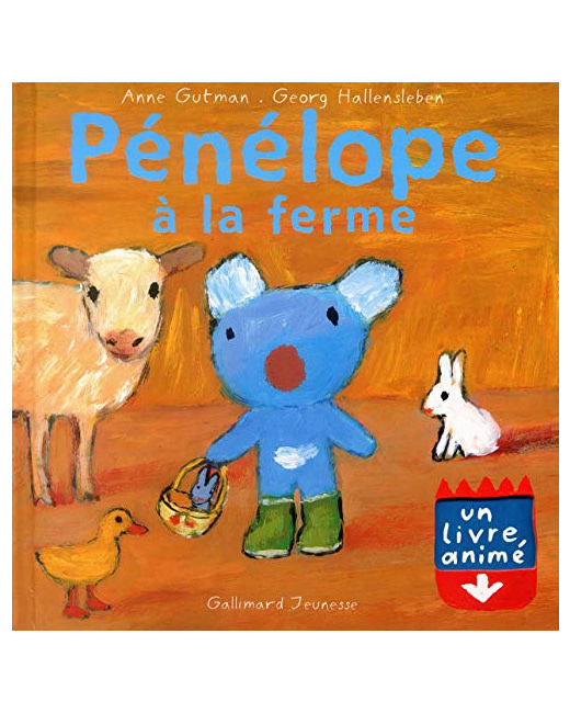 Livre Pénélope À La Ferme - Un Livre Animé - De 2 À 5 Ans