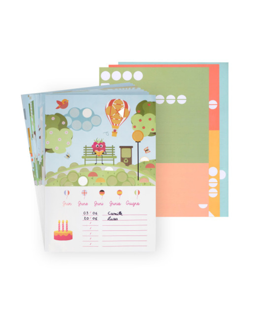 Frise Anniversaires - Frutty & Veggy Birthday Calender