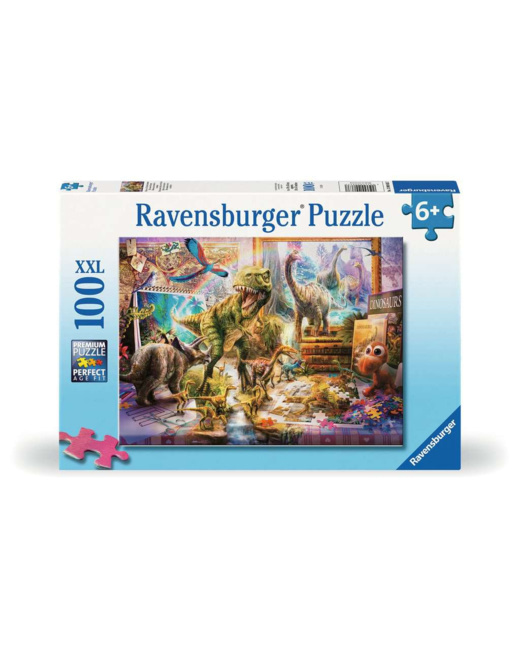 Puzzle Dinosaures dans la chambre - de 6 ans